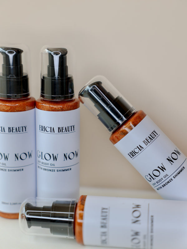 Glow now dry body oil
